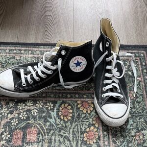 Converse Black and White High-Tops